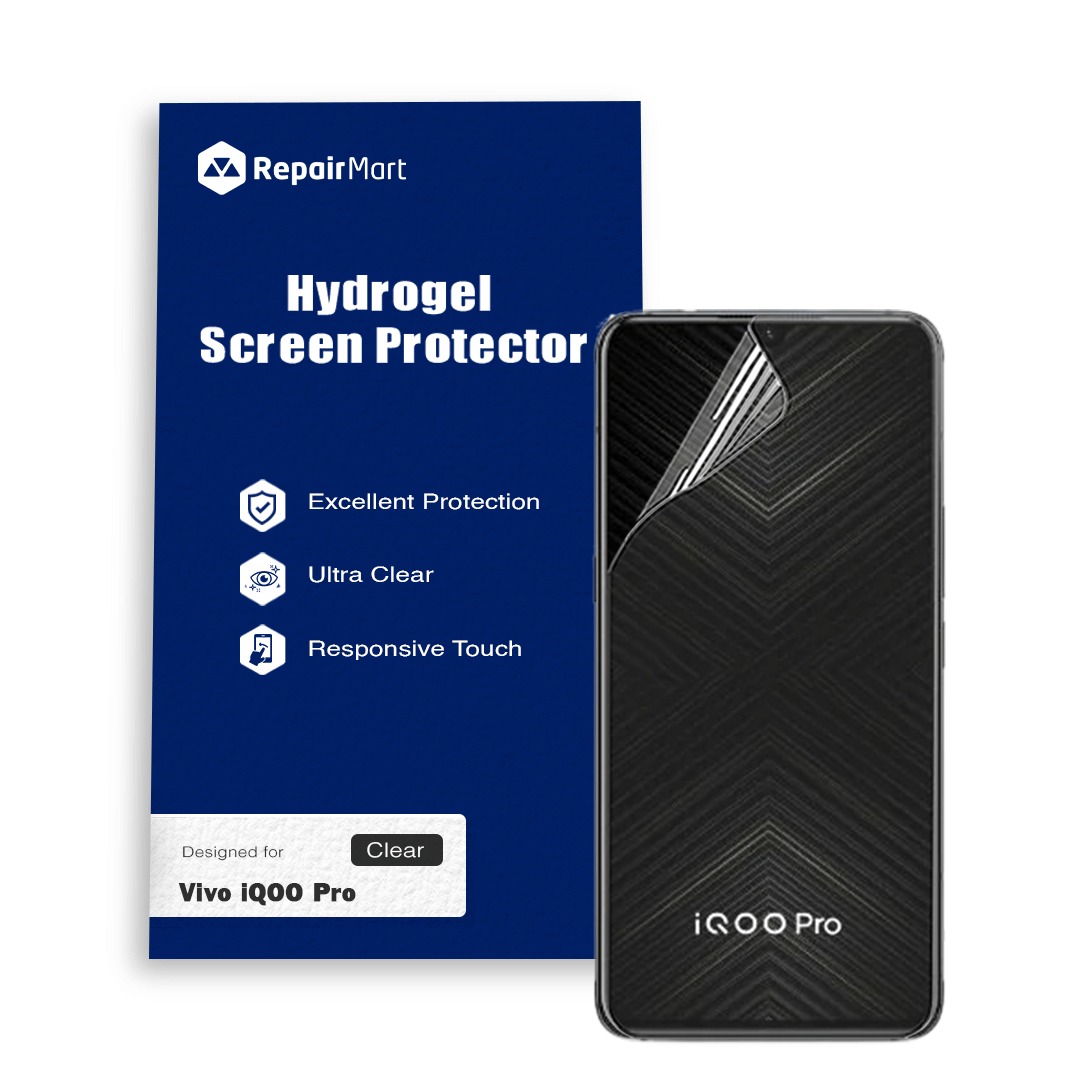 Full Coverage Ultra HD Premium Hydrogel Screen Protector Fit For Vivo iQOO Pro