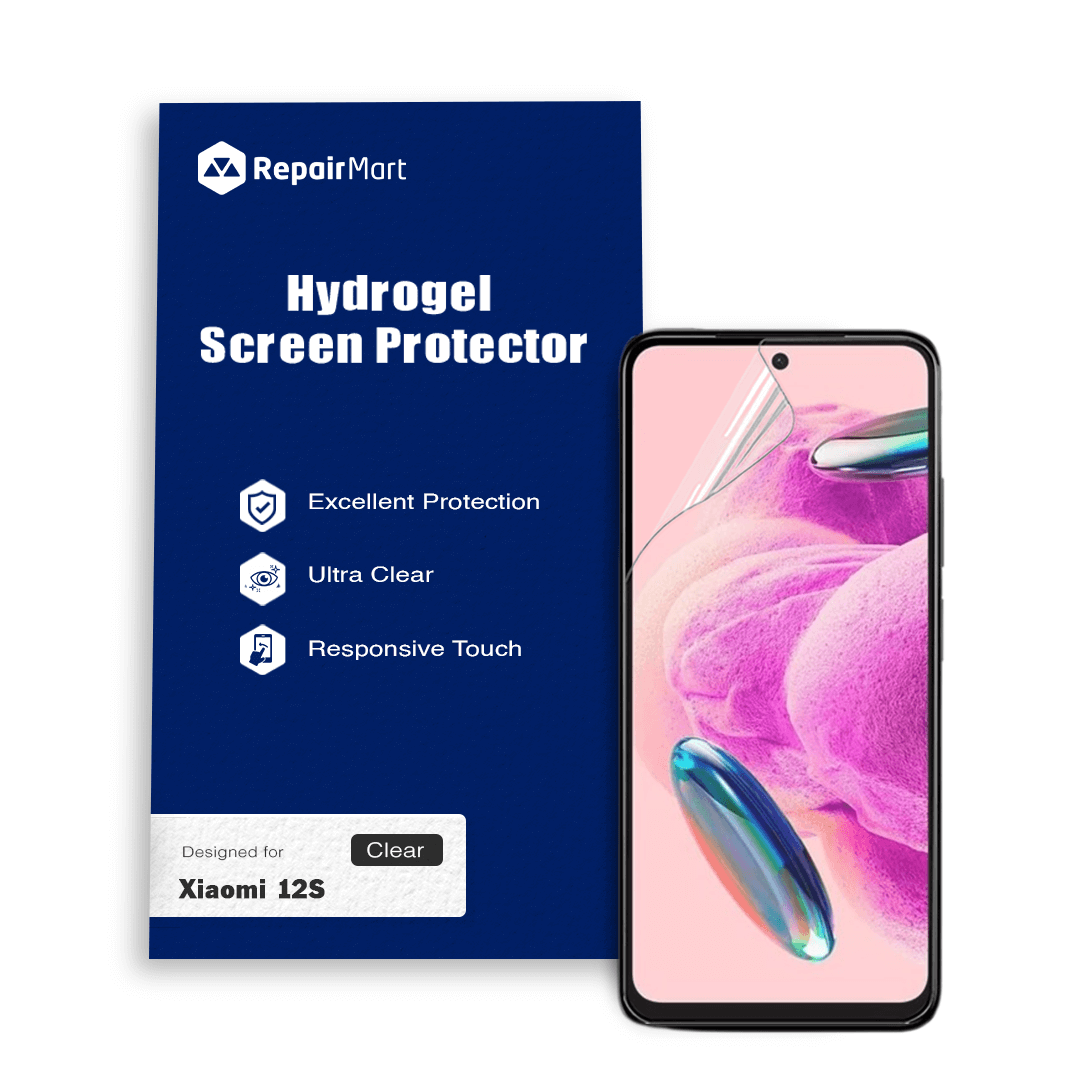 Xiaomi 12S Compatible Premium Hydrogel Screen Protector With Full Coverage Ultra HD