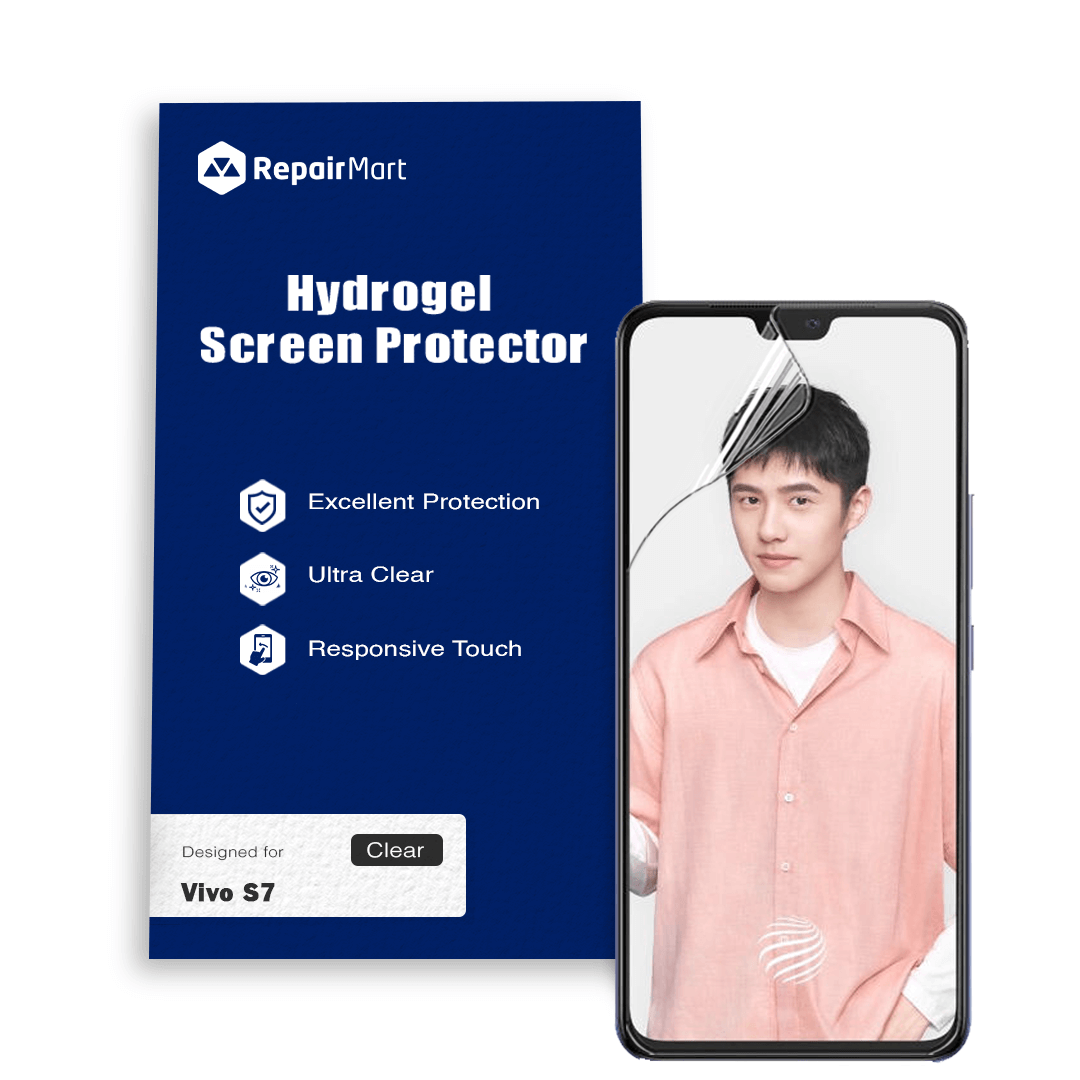 Full Coverage Ultra HD Premium Hydrogel Screen Protector Fit For Vivo S7
