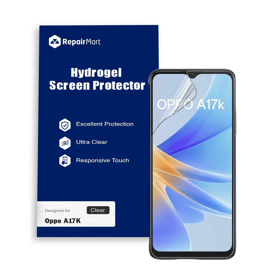 Oppo A17k Compatible Premium Hydrogel Screen Protector With Full Coverage Ultra HD