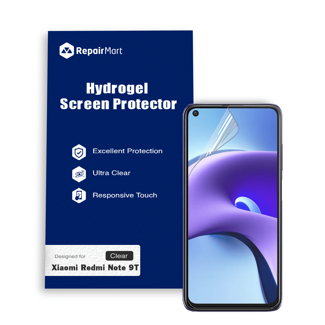 Full Coverage Ultra HD Premium Hydrogel Screen Protector Fit For Xiaomi Redmi Note 9T