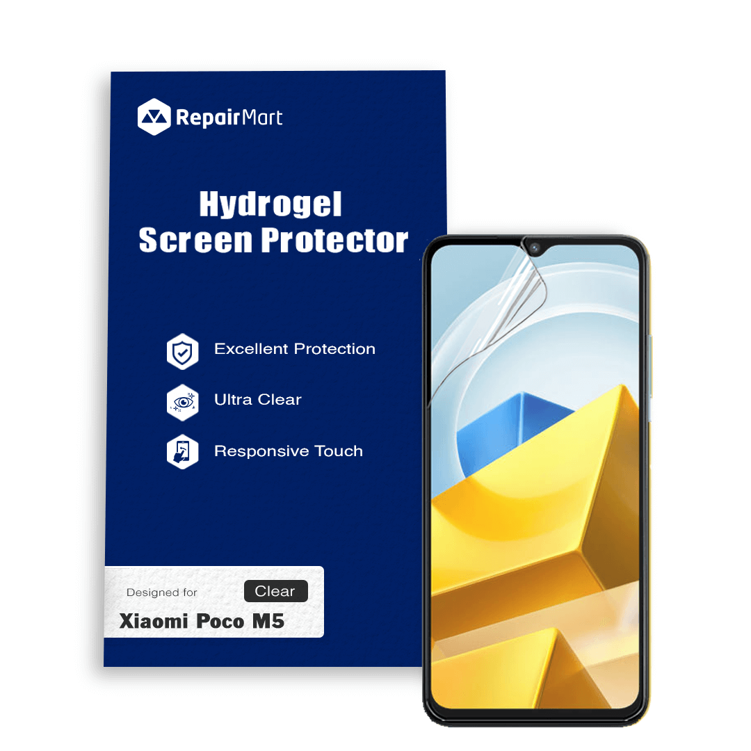 Xiaomi Poco M5 Compatible Premium Hydrogel Screen Protector With Full Coverage Ultra HD