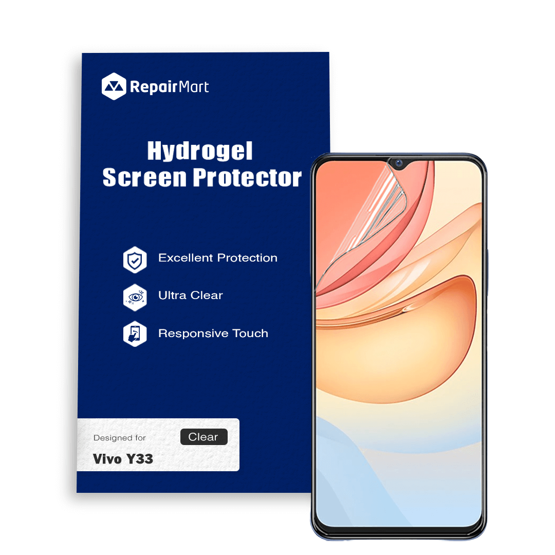 Vivo Y33 Compatible Premium Hydrogel Screen Protector With Full Coverage Ultra HD