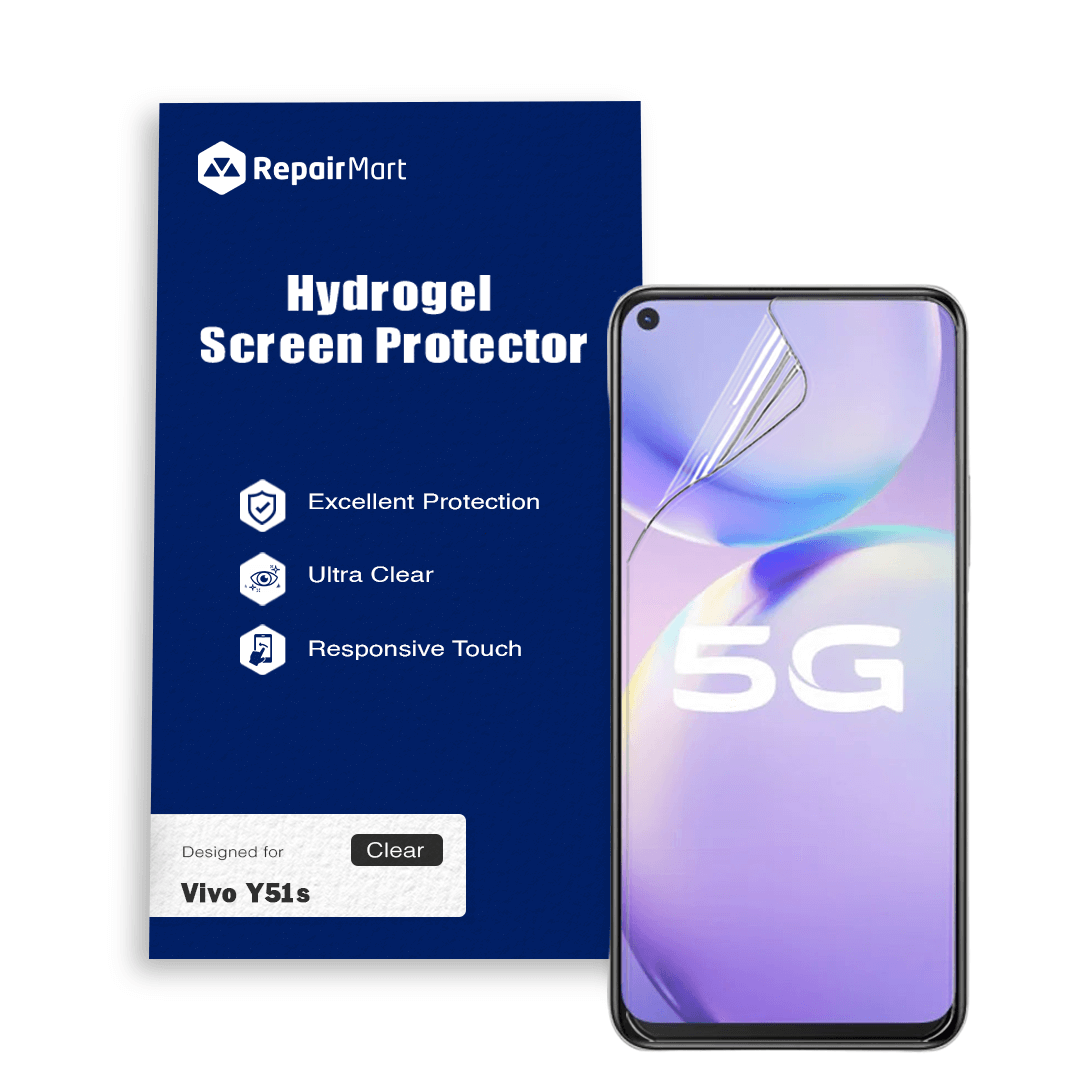  Vivo Y51s Compatible Premium Hydrogel Screen Protector With Full Coverage Ultra HD