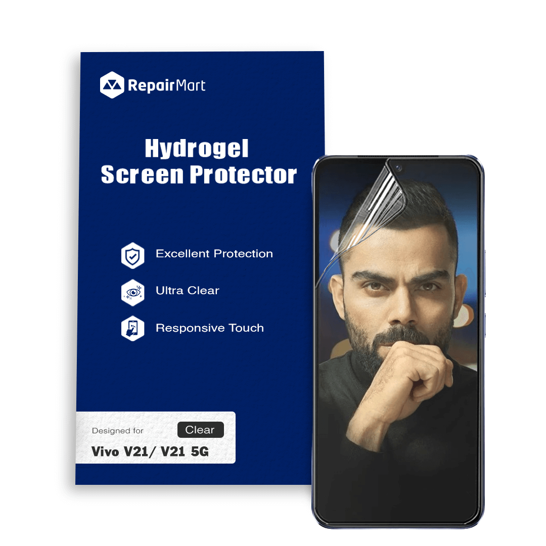 Full Coverage Ultra HD Premium Hydrogel Screen Protector Fit For Vivo V21/ V21 5G