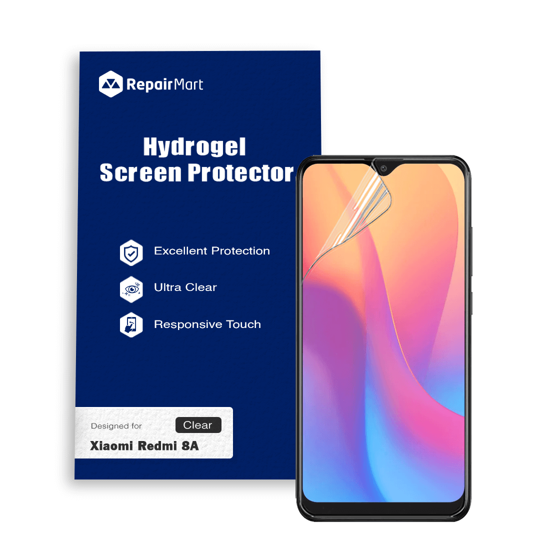 Full Coverage Ultra HD Premium Hydrogel Screen Protector Fit For Xiaomi Redmi 8A