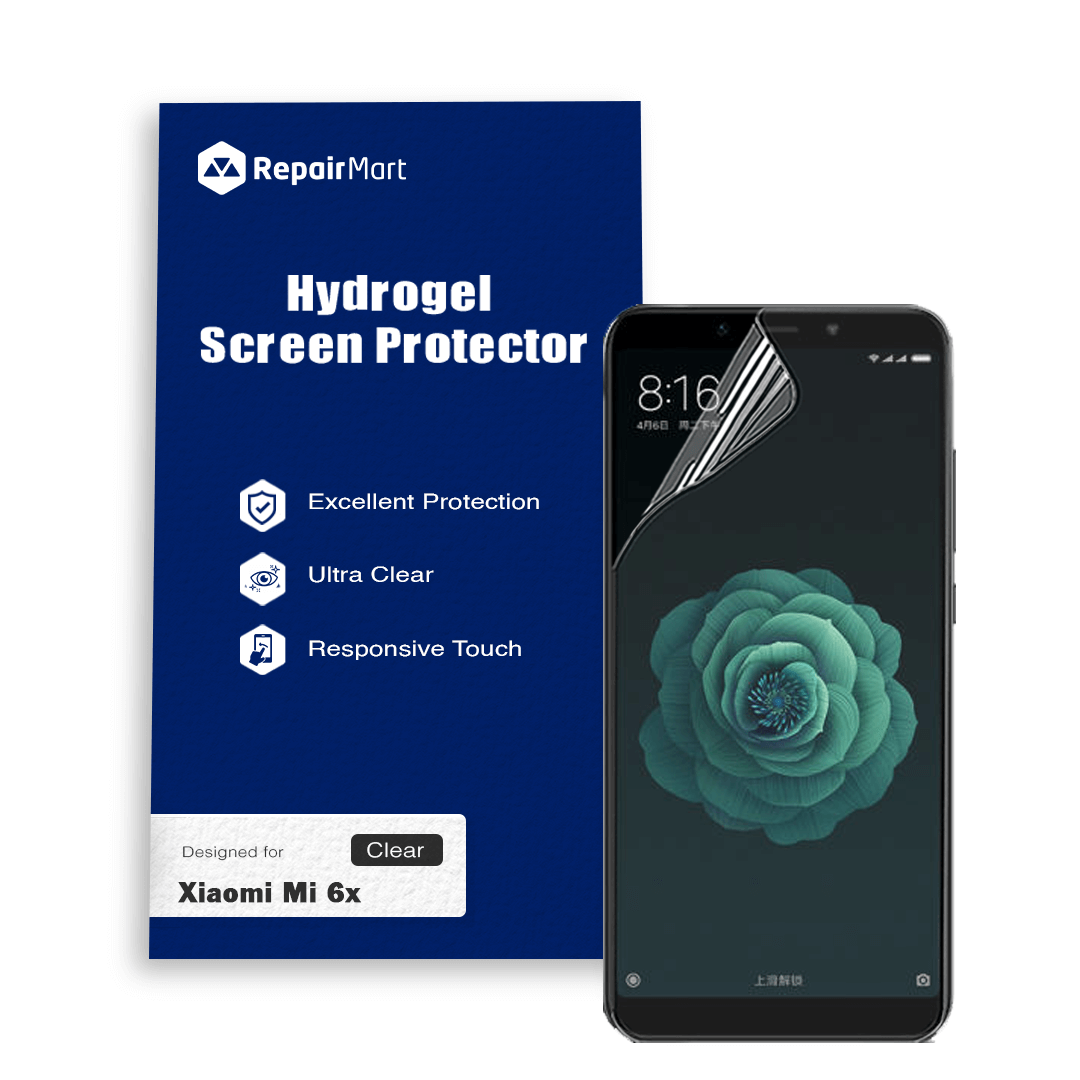 Xiaomi Mi 6X Compatible Premium Hydrogel Screen Protector With Full Coverage Ultra HD