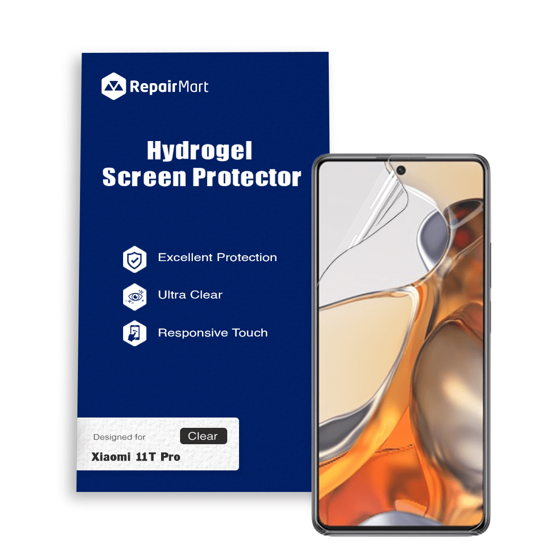 Xiaomi 11T/Pro Compatible Premium Hydrogel Screen Protector With Full Coverage Ultra HD