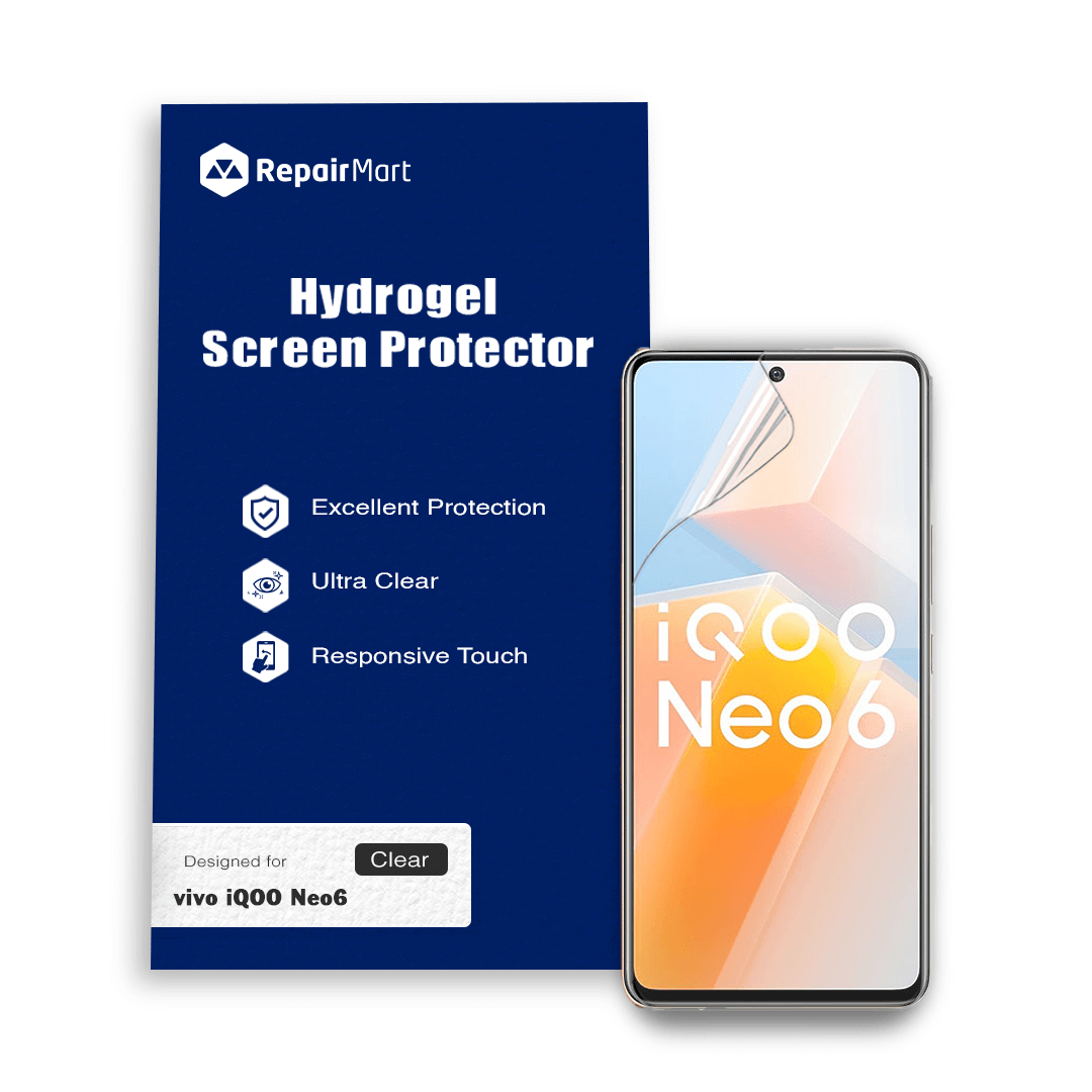 Vivo iQOO Neo6 Compatible Premium Hydrogel Screen Protector With Full Coverage Ultra HD