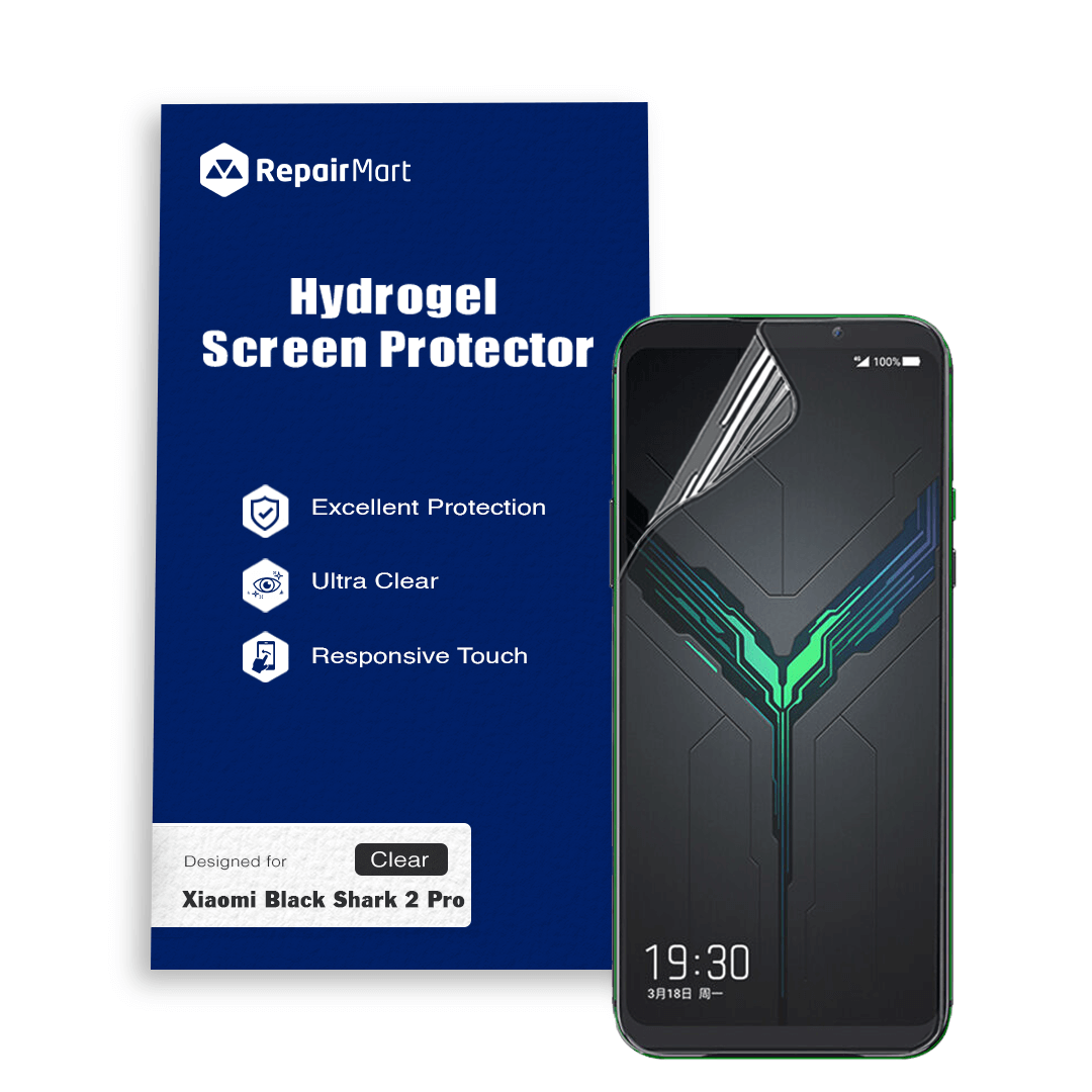 Full Coverage Ultra HD Premium Hydrogel Screen Protector Fit For Xiaomi Black Shark 2 Pro
