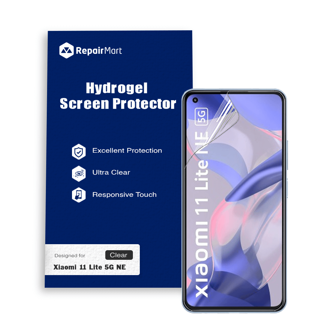 Xiaomi 11 Lite 5G NE Compatible Premium Hydrogel Screen Protector With Full Coverage Ultra HD