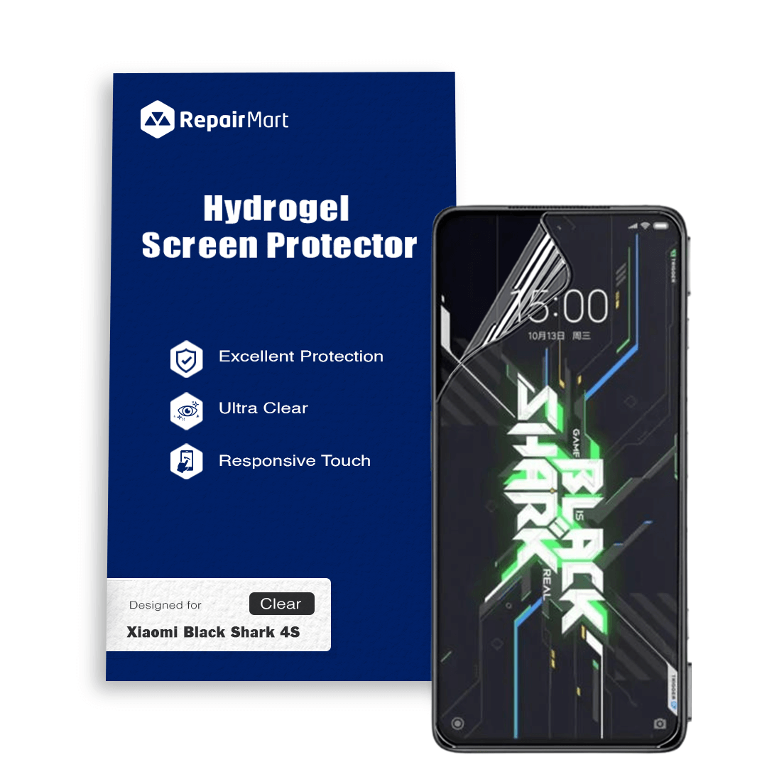 Xiaomi Black Shark 4S Compatible Premium Hydrogel Screen Protector With Full Coverage Ultra HD