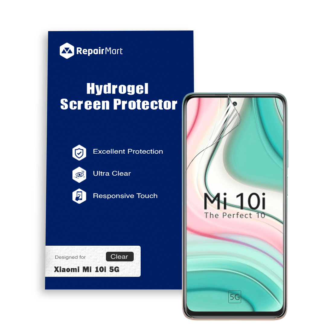 Xiaomi Mi 10i 5G Compatible Premium Hydrogel Screen Protector With Full Coverage Ultra HD