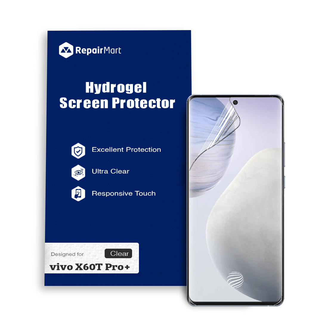 Vivo X60t Pro+ Compatible Premium Hydrogel Screen Protector With Full Coverage Ultra HD