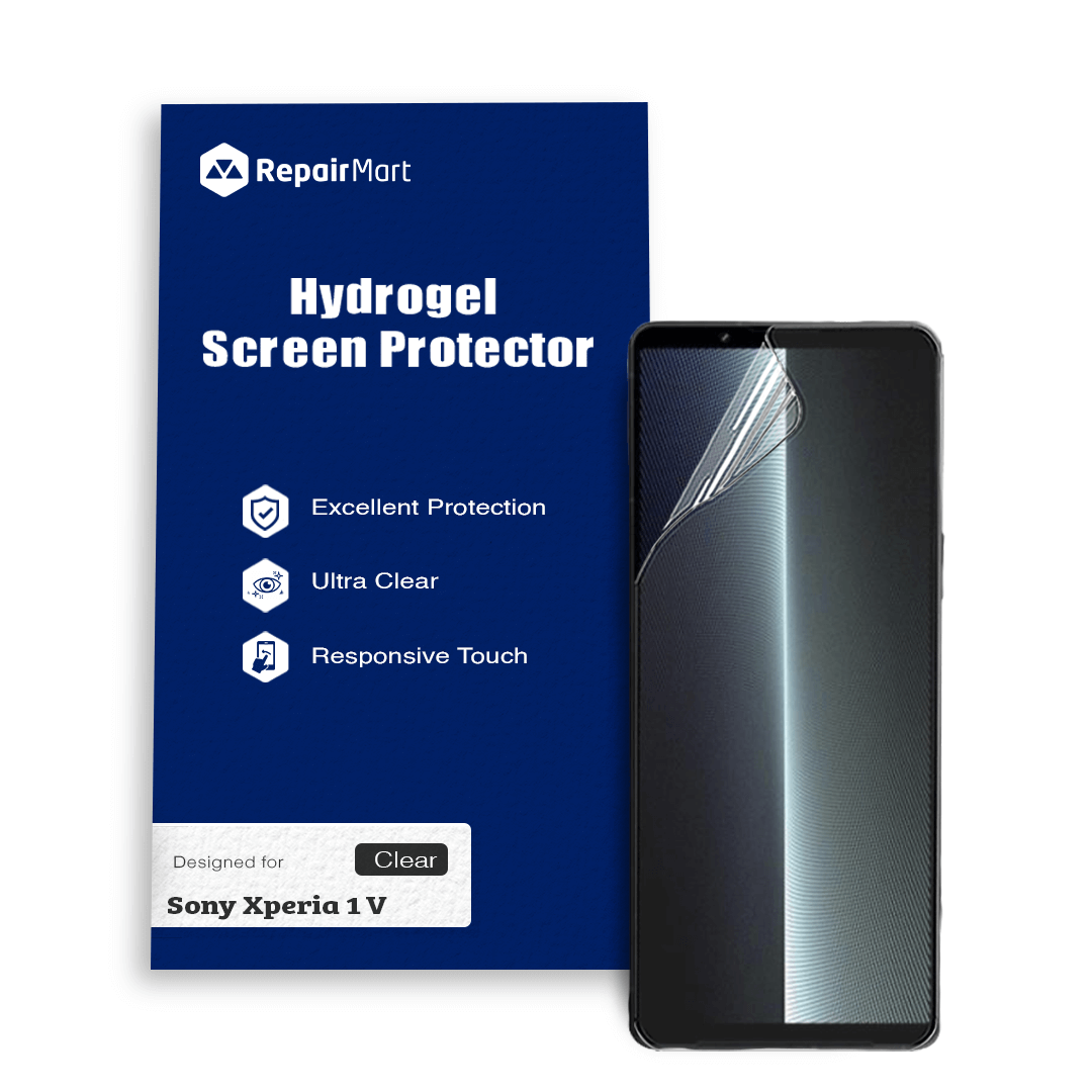 Sony Xperia 1 V Compatible Premium Hydrogel Screen Protector With Full Coverage Ultra HD
