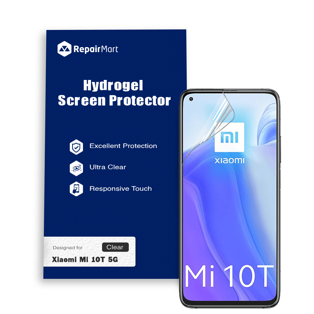 Xiaomi Mi 10T 5G Compatible Premium Hydrogel Screen Protector With Full Coverage Ultra HD