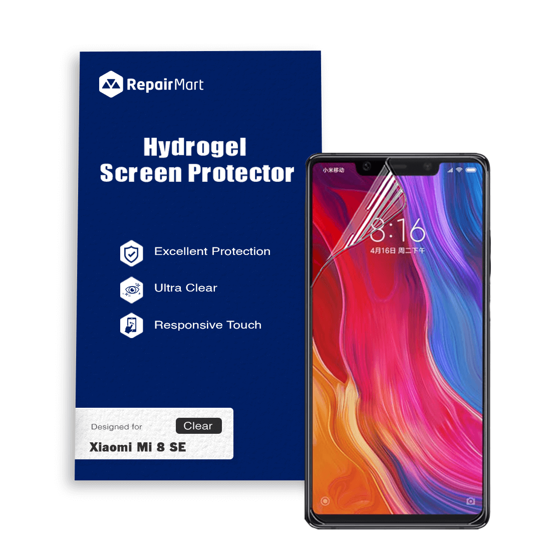 Xiaomi Mi 8 SE Compatible Premium Hydrogel Screen Protector With Full Coverage Ultra HD