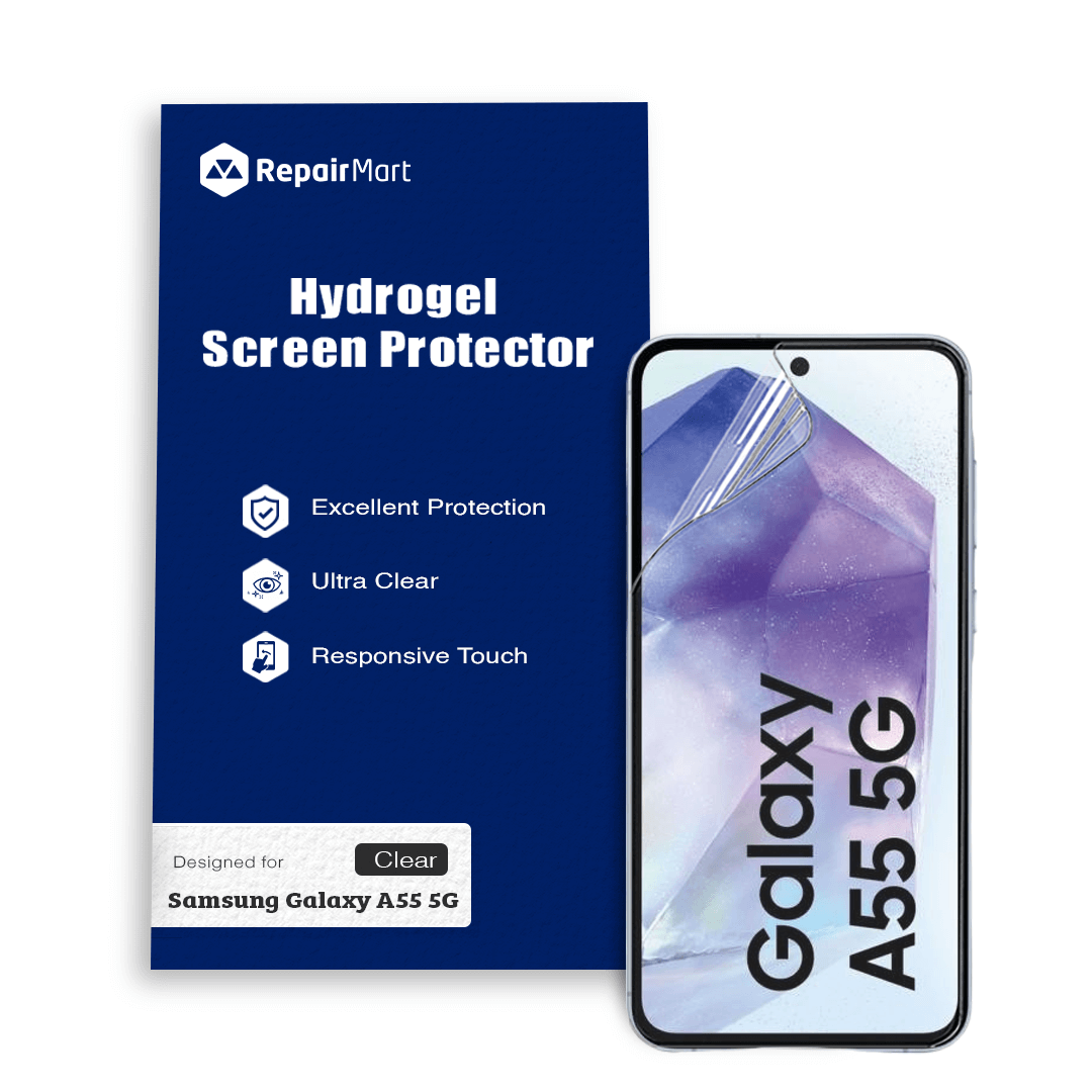 Samsung Galaxy A55 5G Compatible Premium Hydrogel Screen Protector With Full Coverage Ultra HD