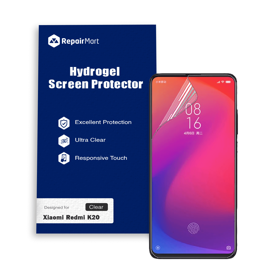 Xiaomi Redmi K20 Compatible Premium Hydrogel Screen Protector With Full Coverage Ultra HD