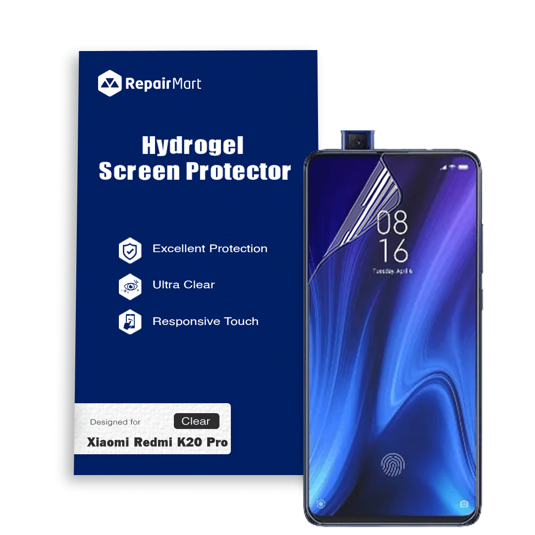 Xiaomi Redmi K20 Pro Compatible Premium Hydrogel Screen Protector With Full Coverage Ultra HD