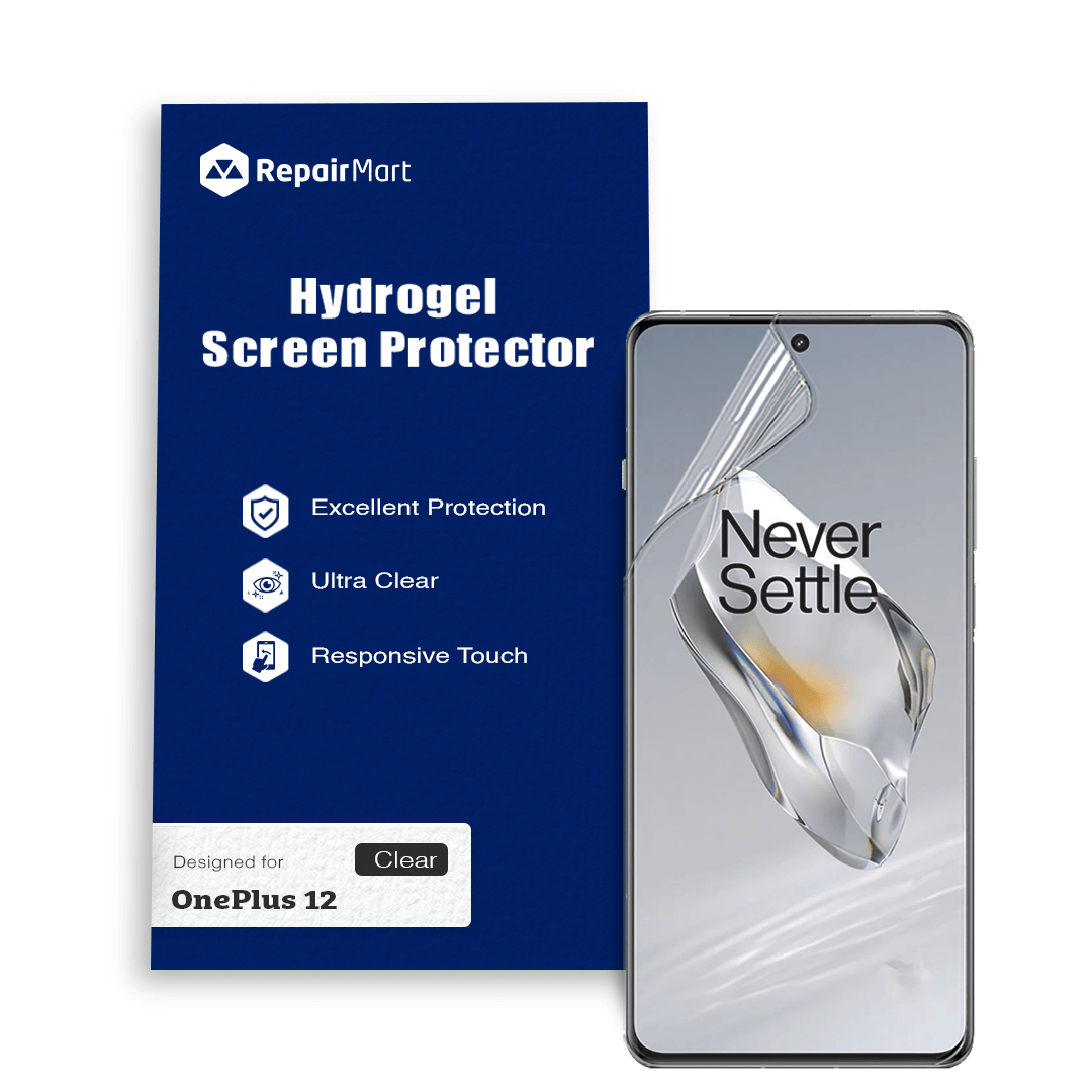 OnePlus 12 Compatible Premium Hydrogel Screen Protector With Full Coverage Ultra HD