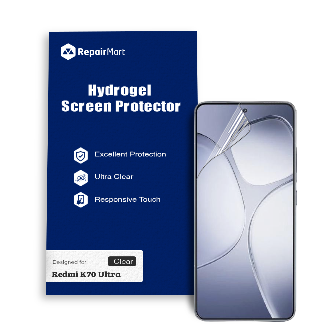 Redmi K70 Ultra Compatible Premium Hydrogel Screen Protector With Full Coverage Ultra HD