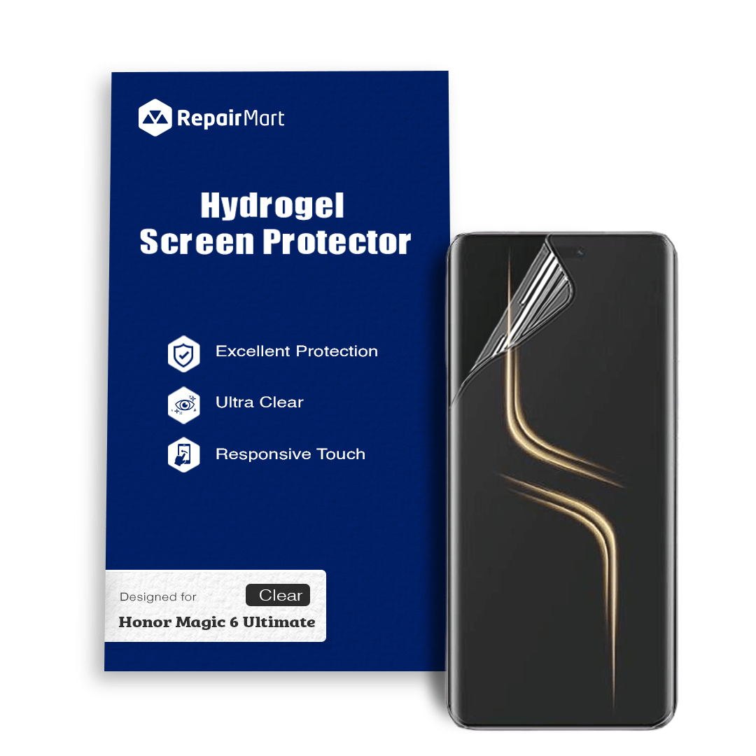 Honor Magic6 Ultimate Compatible Premium Hydrogel Screen Protector With Full Coverage Ultra HD