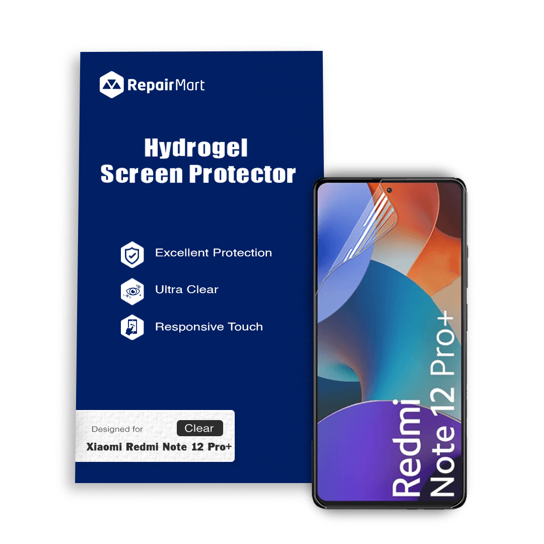 Xiaomi Redmi Note 12 Pro+ Compatible Premium Hydrogel Screen Protector With Full Coverage Ultra HD