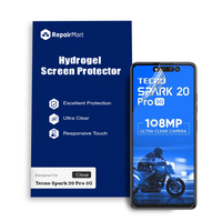 Thumbnail for Tecno Spark 20 Pro 5G Compatible Premium Hydrogel Screen Protector With Full Coverage Ultra HD