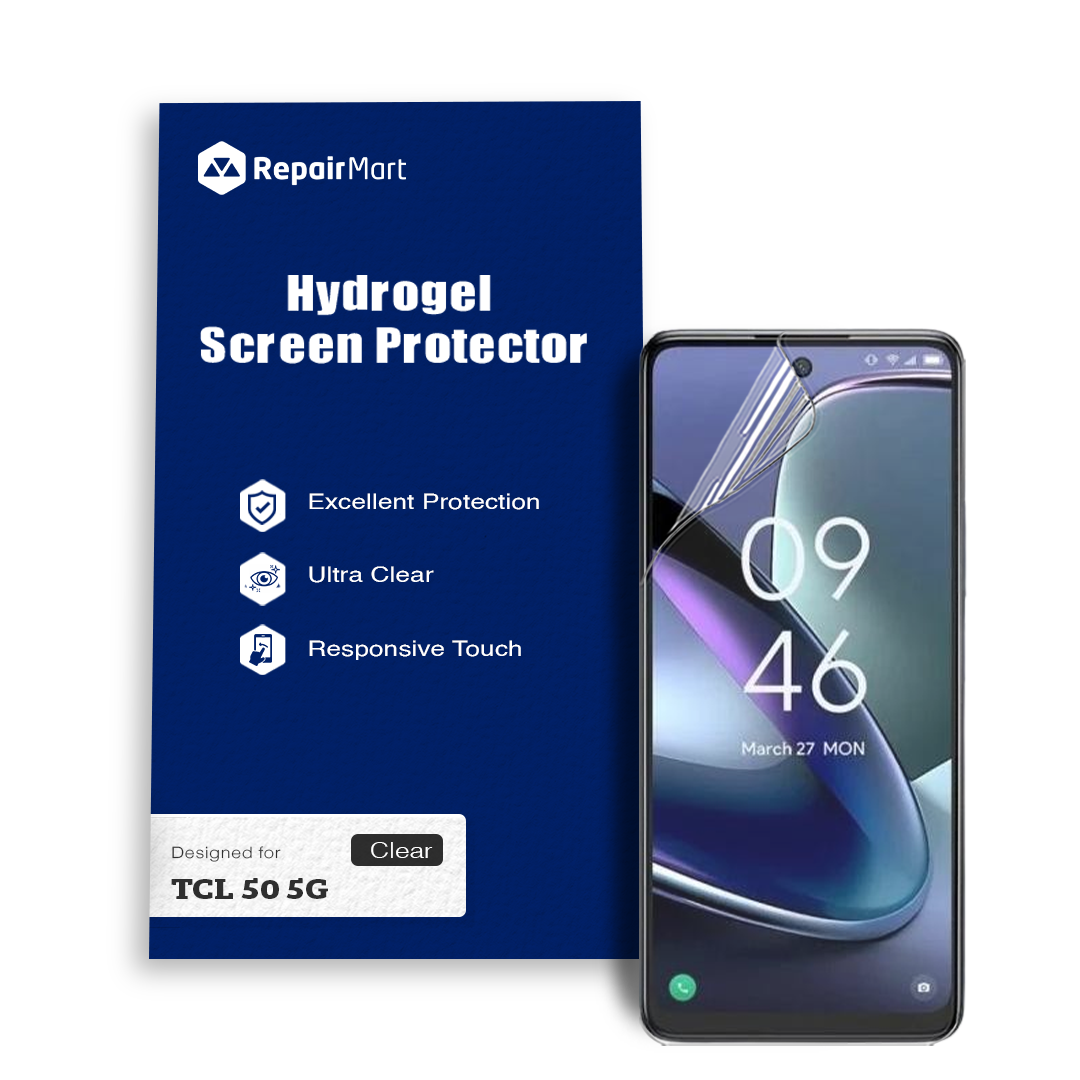 TCL 50 5G Compatible Premium Hydrogel Screen Protector With Full Coverage Ultra HD