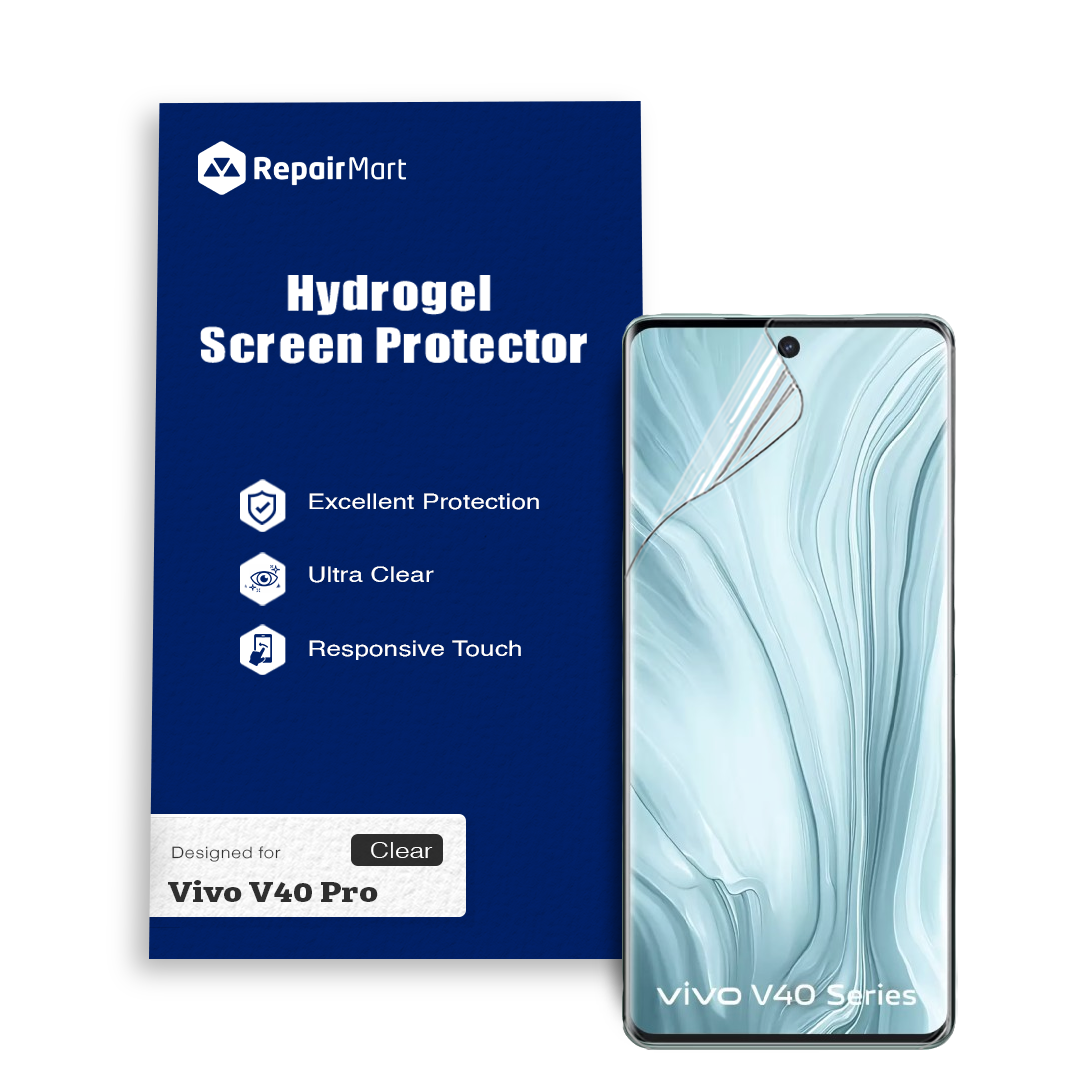 Vivo V40 Pro Compatible Hydrogel Screen Protector Full Cover[2 Pack]