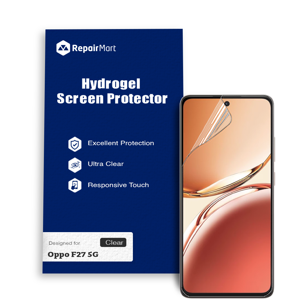 Oppo F27 5G  Compatible Premium Hydrogel Screen Protector With Full Coverage Ultra HD