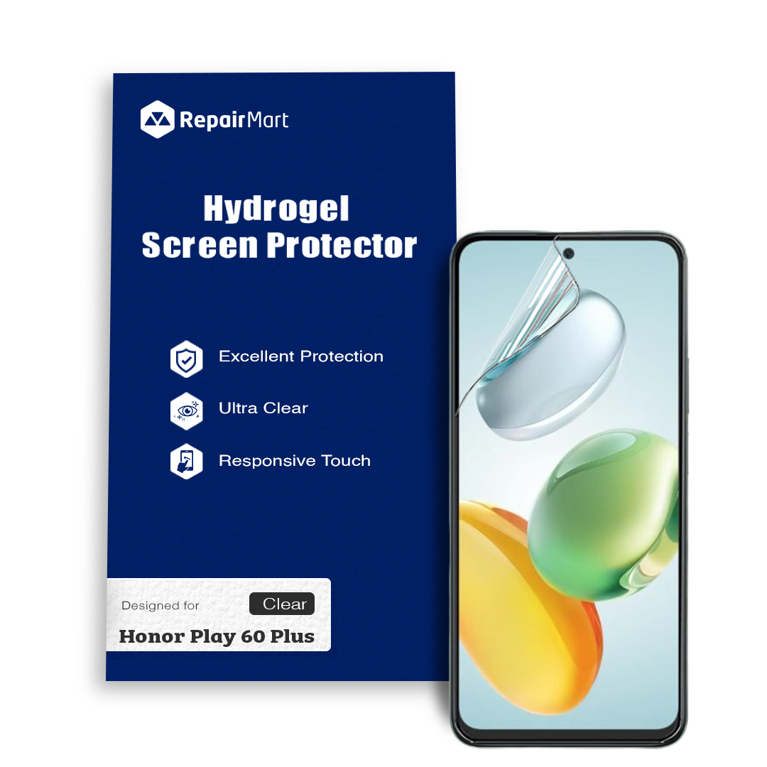 Honor Play 60 Plus Compatible Premium Hydrogel Screen Protector With Full Coverage Ultra HD