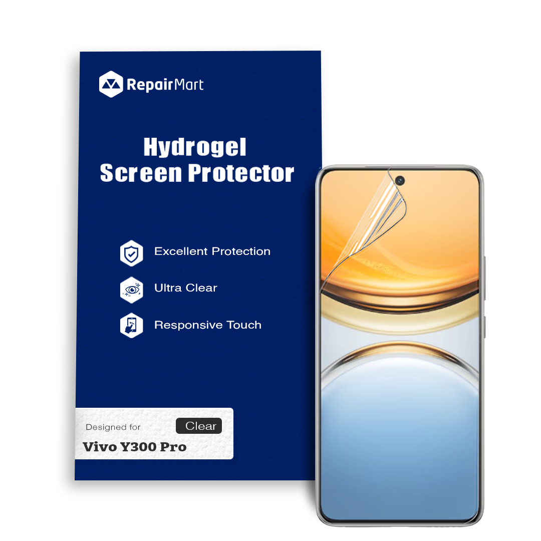 Vivo Y300 Pro Compatible Premium Hydrogel Screen Protector With Full Coverage Ultra HD