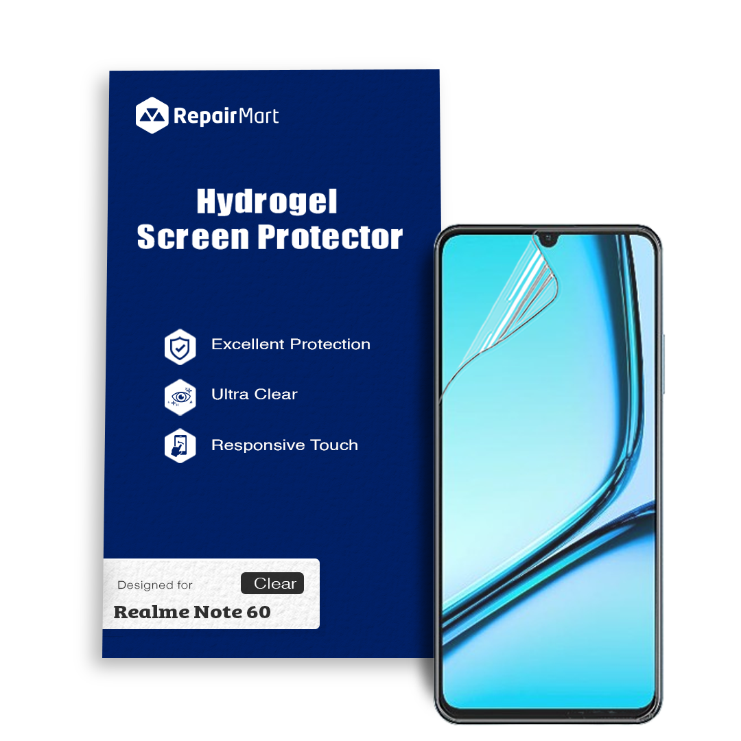 Realme Note 60 Compatible Premium Hydrogel Screen Protector With Full Coverage Ultra HD