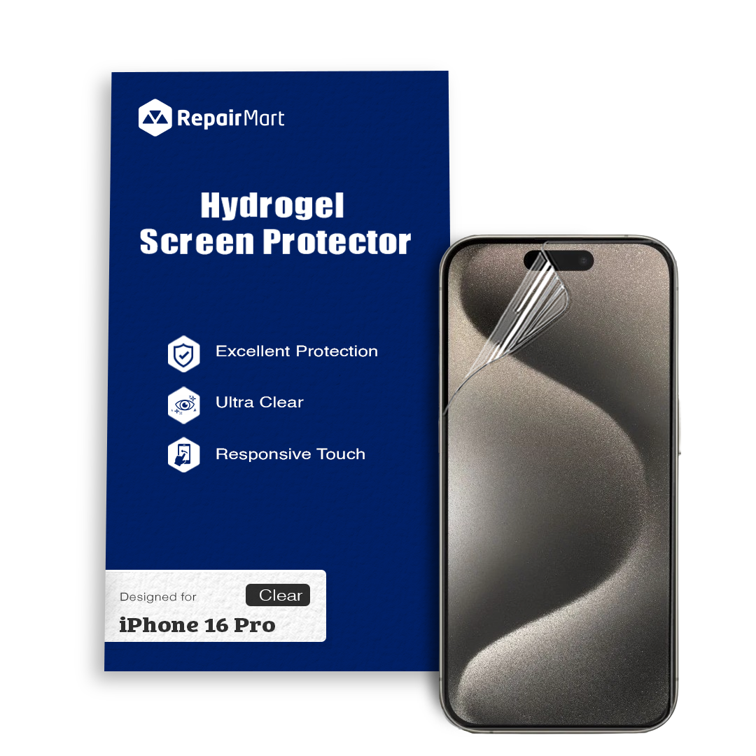 iPhone 16 Pro Compatible Premium Hydrogel Screen Protector Full Coverage Ultra HD
