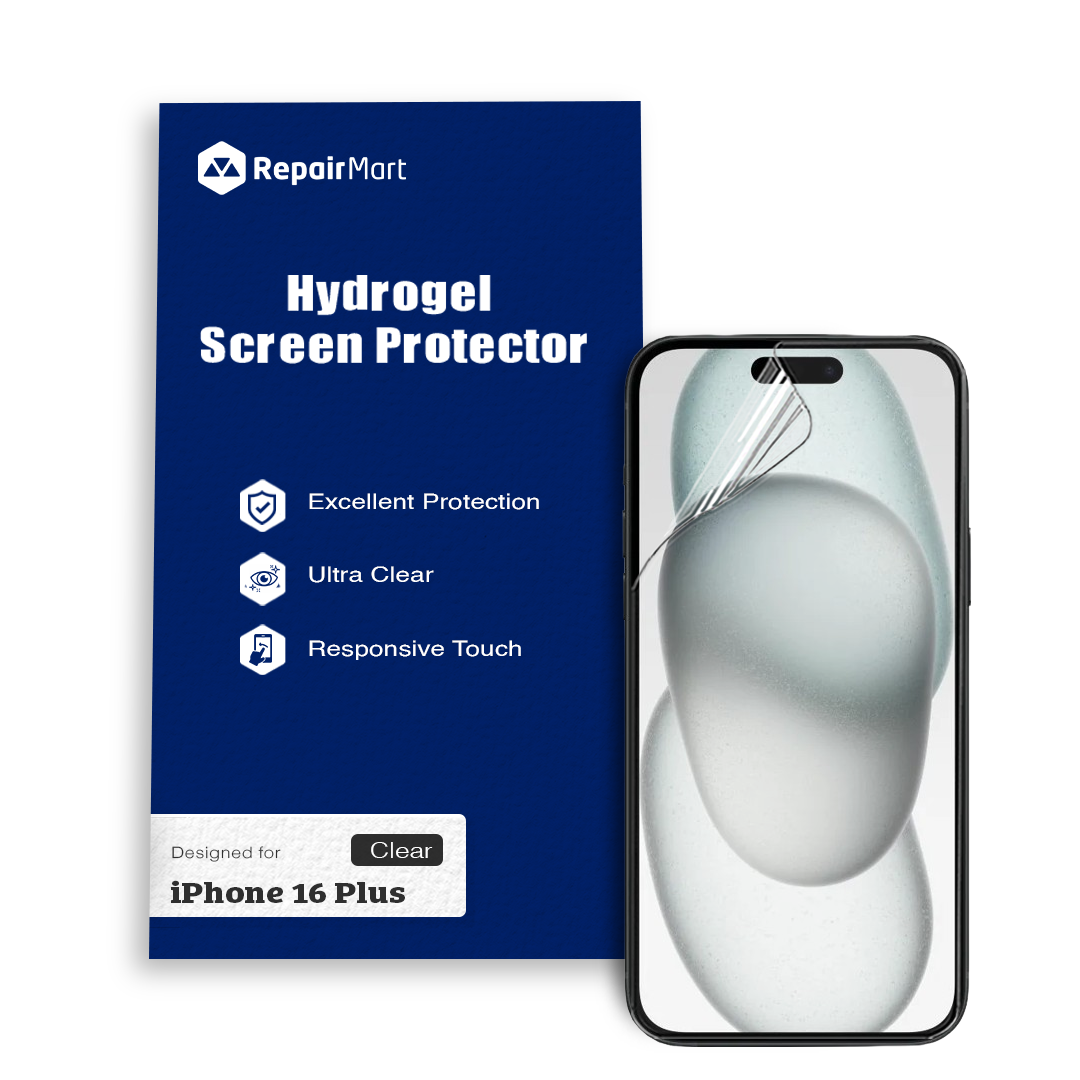 iPhone 16 Plus Compatible Premium Hydrogel Screen Protector Full Coverage Ultra HD