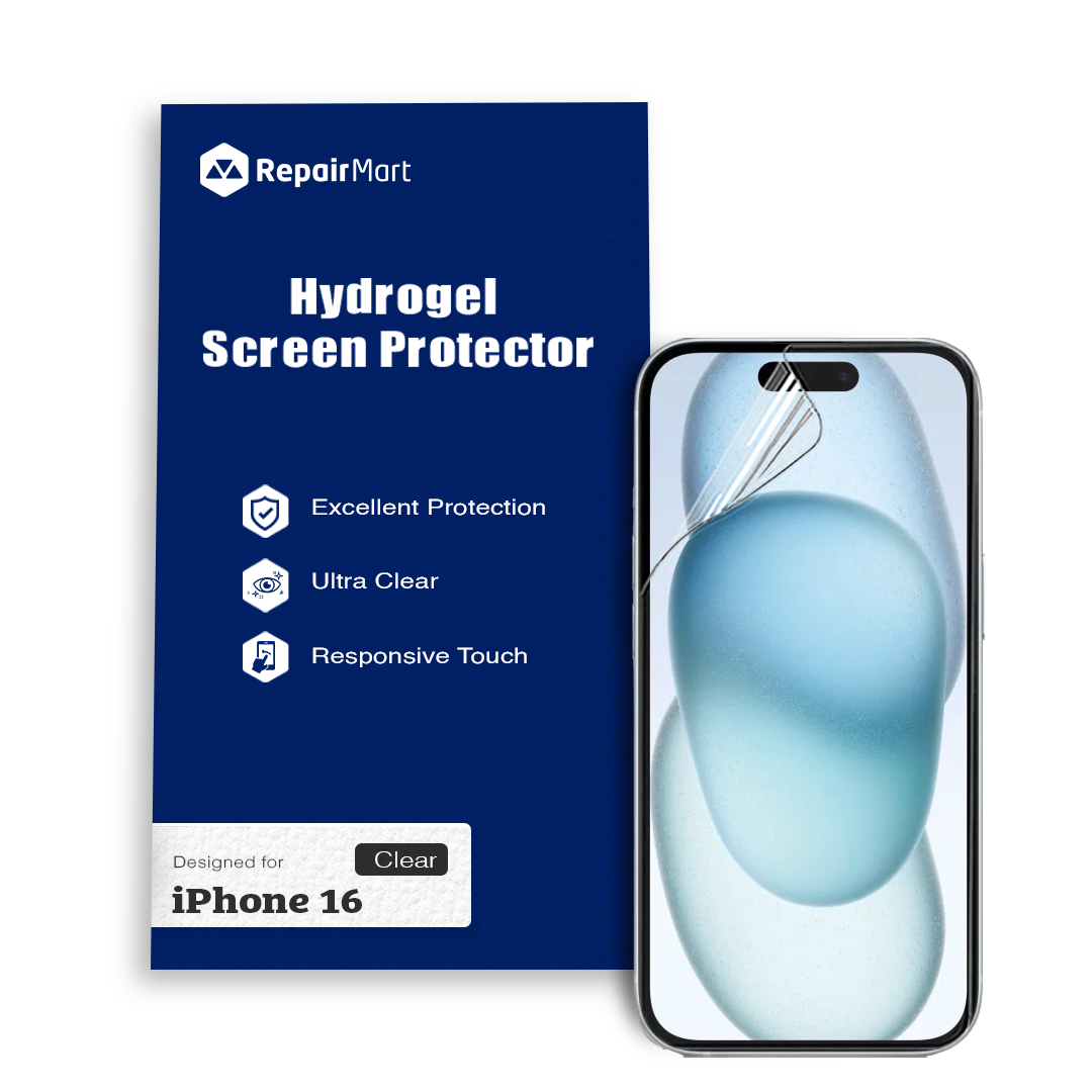 iPhone 16 Compatible Premium Hydrogel Screen Protector Full Coverage Ultra HD
