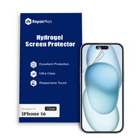 Thumbnail for iPhone 16 Compatible Premium Hydrogel Screen Protector Full Coverage Ultra HD