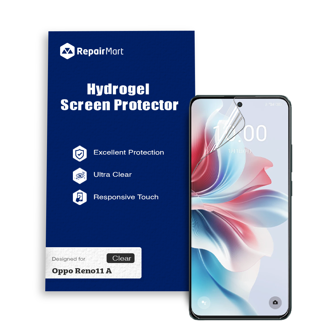 Oppo Reno11 A Compatible Premium Hydrogel Screen Protector With Full Coverage Ultra HD