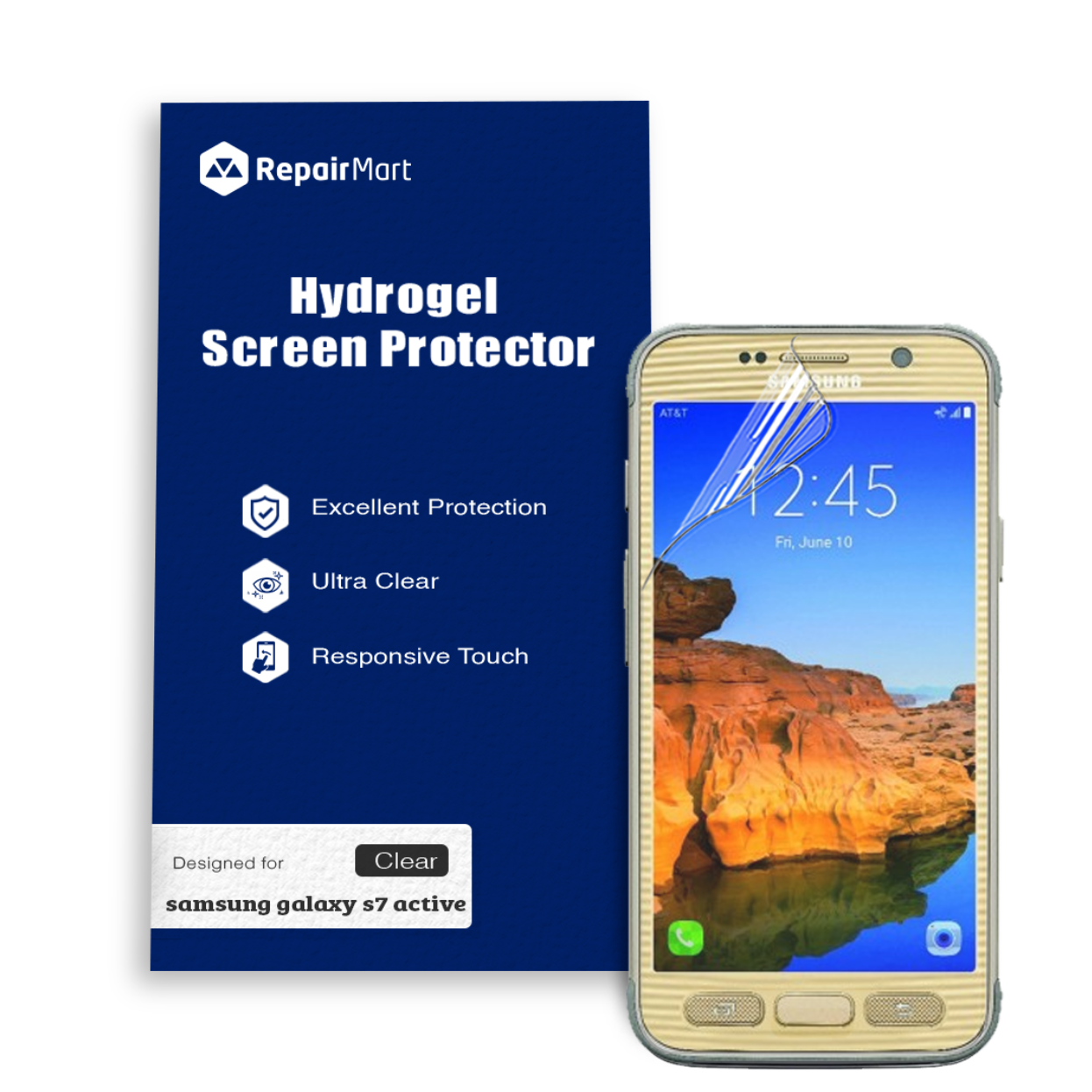 Samsung Galaxy S Series Compatible Premium Hydrogel Screen Protector With Full Coverage Ultra HD