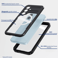 Thumbnail for Samsung Galaxy S24  Compatible Case Cover With + IP68 Waterproof Case Compatible with Magsafe Technology