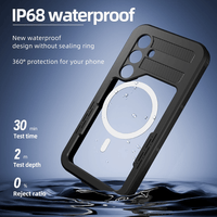 Thumbnail for Samsung Galaxy S24  Compatible Case Cover With + IP68 Waterproof Case Compatible with Magsafe Technology