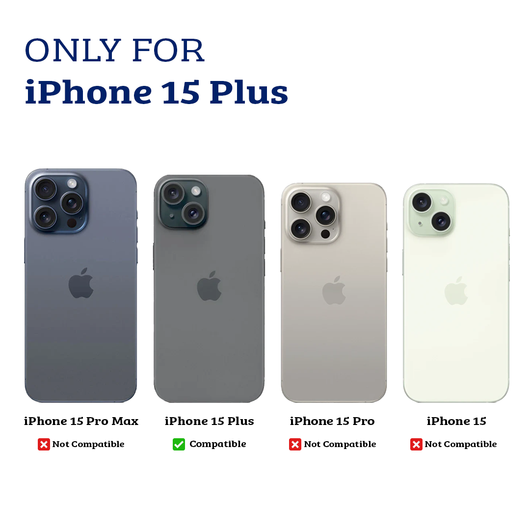 iPhone 15 Plus Rear Camera Lens Protector - Anti-Fingerprint Coating, Best Quality, Compatible with Wide Camera Cutout cases-Graphite