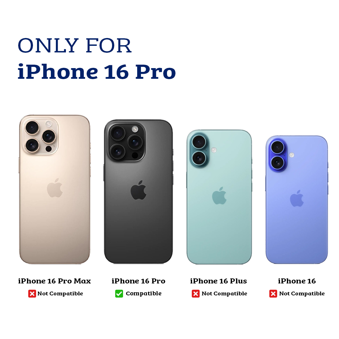 iPhone 16 Pro Premium Clear Case Cover: High-Quality Acrylic + TPU, MagSafe Compatibility, Screen & Camera Protection, Dust-Proof Design