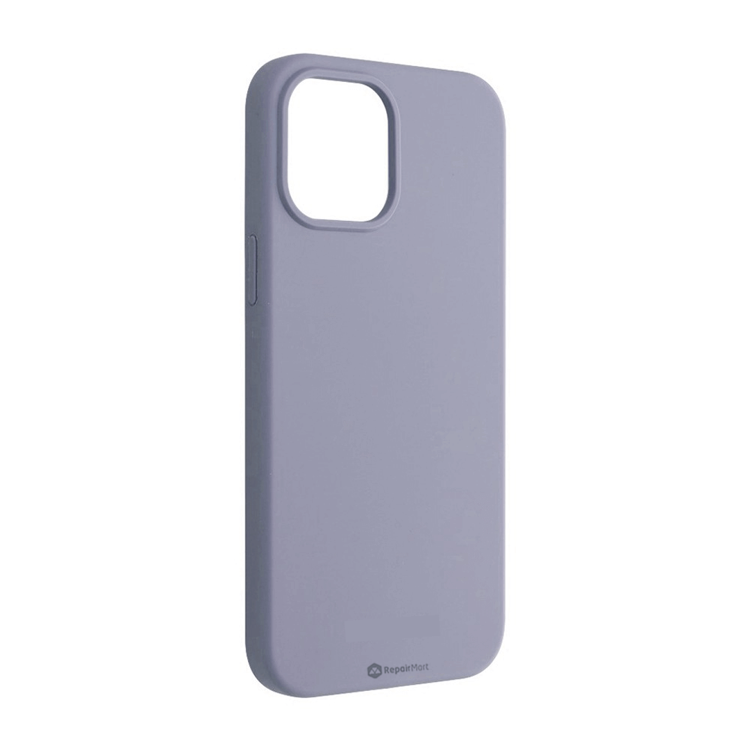 iPhone 14 Plus Compatible Case Cover Made With Premium Silicone in Lavender Grey