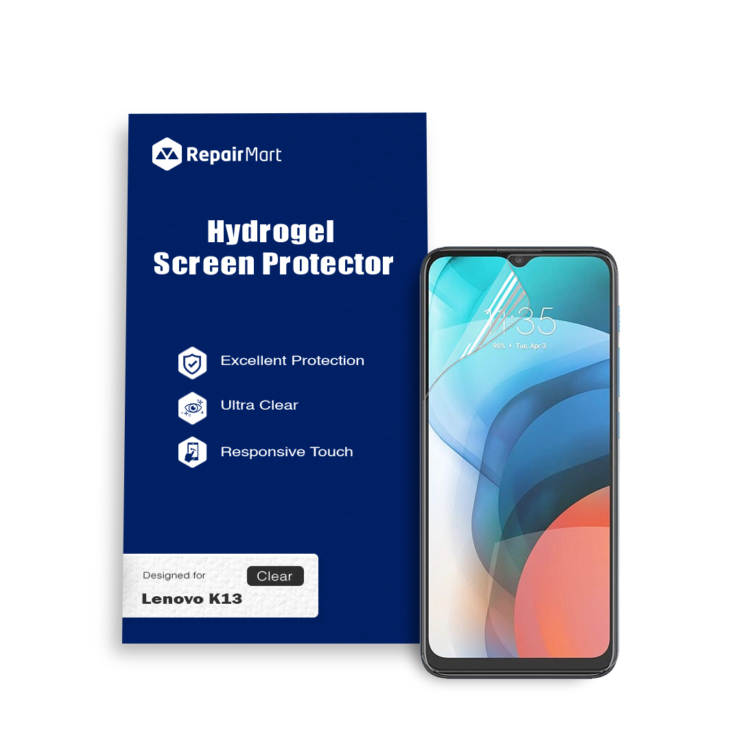 Lenovo K13 Compatible Premium Hydrogel Screen Protector With Full Coverage Ultra HD