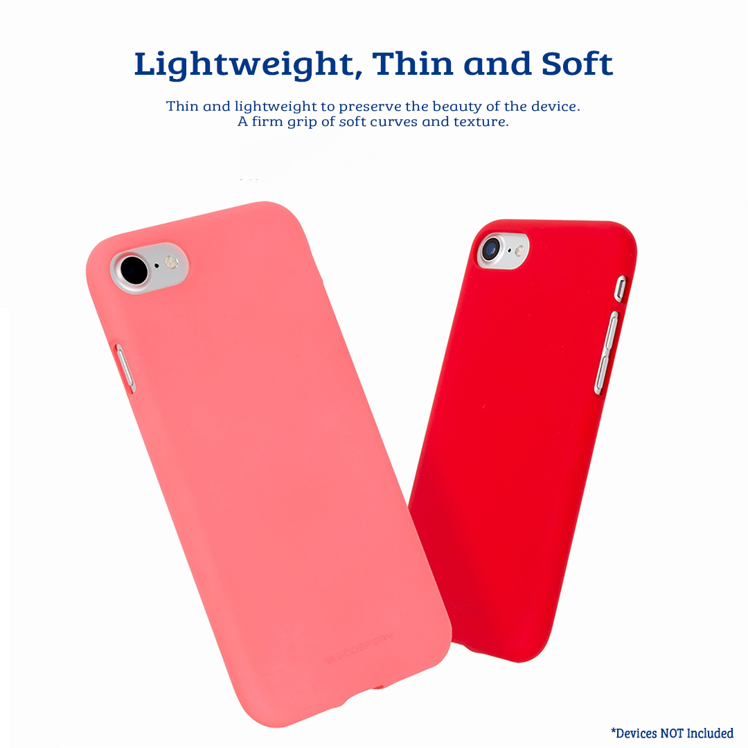 iPhone 13 Mini Compatible Case Cover With Soft Feeling Jelly - Red