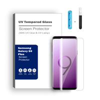 Thumbnail for Advanced UV Liquid Glue 9H Tempered Glass Screen Protector for Samsung Galaxy S9 Plus - Ultimate Guard, Screen Armor, Bubble-Free Installation