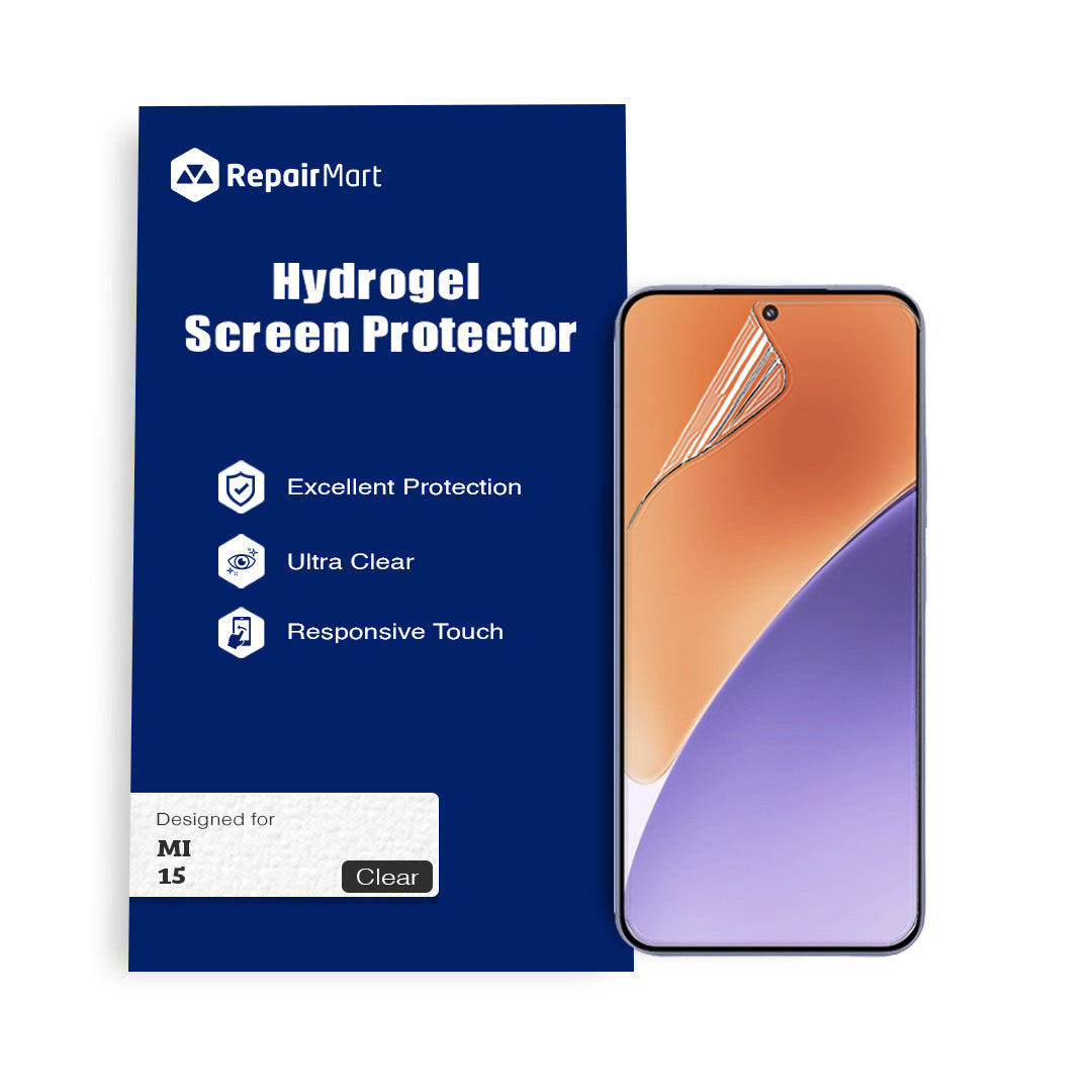 MI 15 Compatible Premium Hydrogel Screen Protector